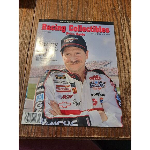 Vintage Jan 1994 SportStars Inc Racing Collectibles Price Guide Dale Earnhardt - Picture 1 of 3